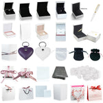 High-quality Boxes Charm Ring Earrings Bracelet Necklace Jewelry Protection Box Guarantee Gift Bag Card Accessories Keychain Pen