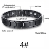 Women Men Health Care Germanium Magnetic Bracelet for Arthritis and Carpal Tunnel