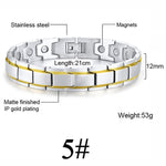 Women Men Health Care Germanium Magnetic Bracelet for Arthritis and Carpal Tunnel