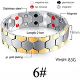 Women Men Health Care Germanium Magnetic Bracelet for Arthritis and Carpal Tunnel