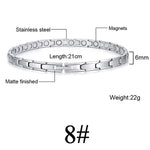 Women Men Health Care Germanium Magnetic Bracelet for Arthritis and Carpal Tunnel