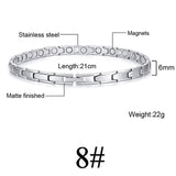 Women Men Health Care Germanium Magnetic Bracelet for Arthritis and Carpal Tunnel