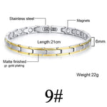 Women Men Health Care Germanium Magnetic Bracelet for Arthritis and Carpal Tunnel