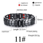 Women Men Health Care Germanium Magnetic Bracelet for Arthritis and Carpal Tunnel