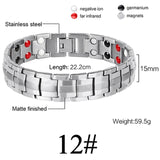 Women Men Health Care Germanium Magnetic Bracelet for Arthritis and Carpal Tunnel