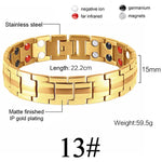 Women Men Health Care Germanium Magnetic Bracelet for Arthritis and Carpal Tunnel