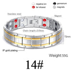 Women Men Health Care Germanium Magnetic Bracelet for Arthritis and Carpal Tunnel