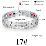 Women Men Health Care Germanium Magnetic Bracelet for Arthritis and Carpal Tunnel