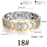 Women Men Health Care Germanium Magnetic Bracelet for Arthritis and Carpal Tunnel