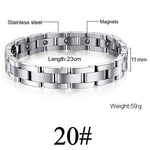 Women Men Health Care Germanium Magnetic Bracelet for Arthritis and Carpal Tunnel