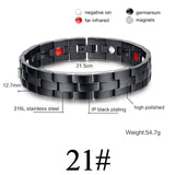 Women Men Health Care Germanium Magnetic Bracelet for Arthritis and Carpal Tunnel