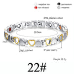 Women Men Health Care Germanium Magnetic Bracelet for Arthritis and Carpal Tunnel