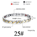 Women Men Health Care Germanium Magnetic Bracelet for Arthritis and Carpal Tunnel