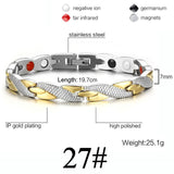 Women Men Health Care Germanium Magnetic Bracelet for Arthritis and Carpal Tunnel