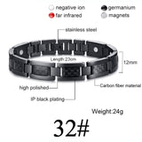 Women Men Health Care Germanium Magnetic Bracelet for Arthritis and Carpal Tunnel